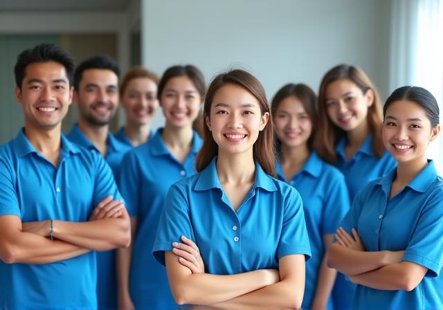 Deep Contrast professional cleaning team